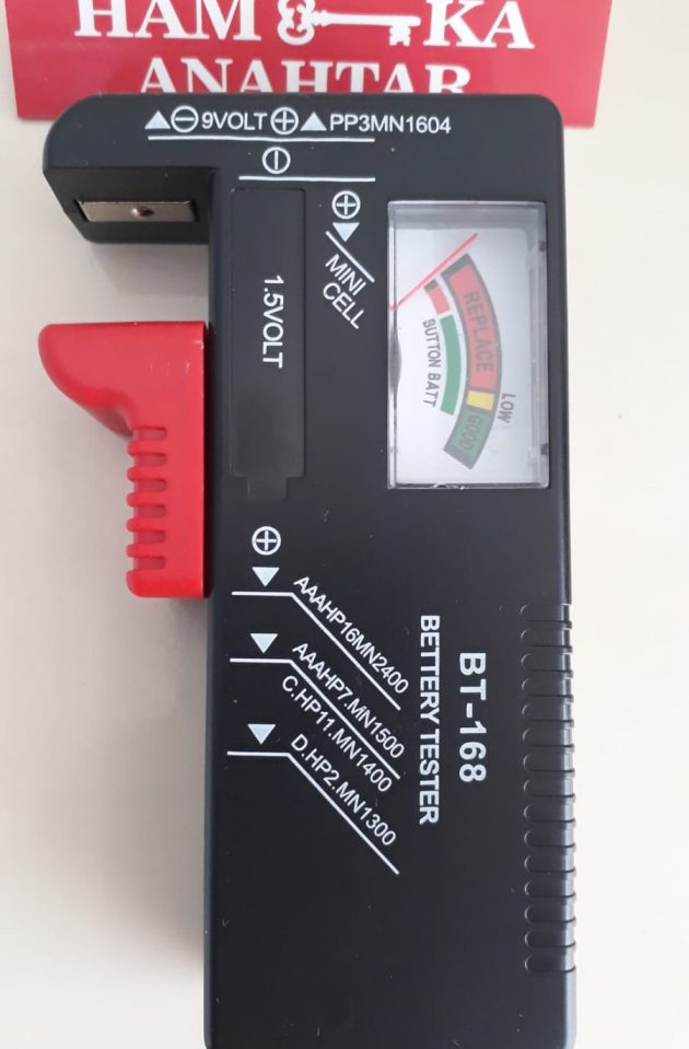 PİL ÖLÇÜM CİHAZI ANALOG EKRAN